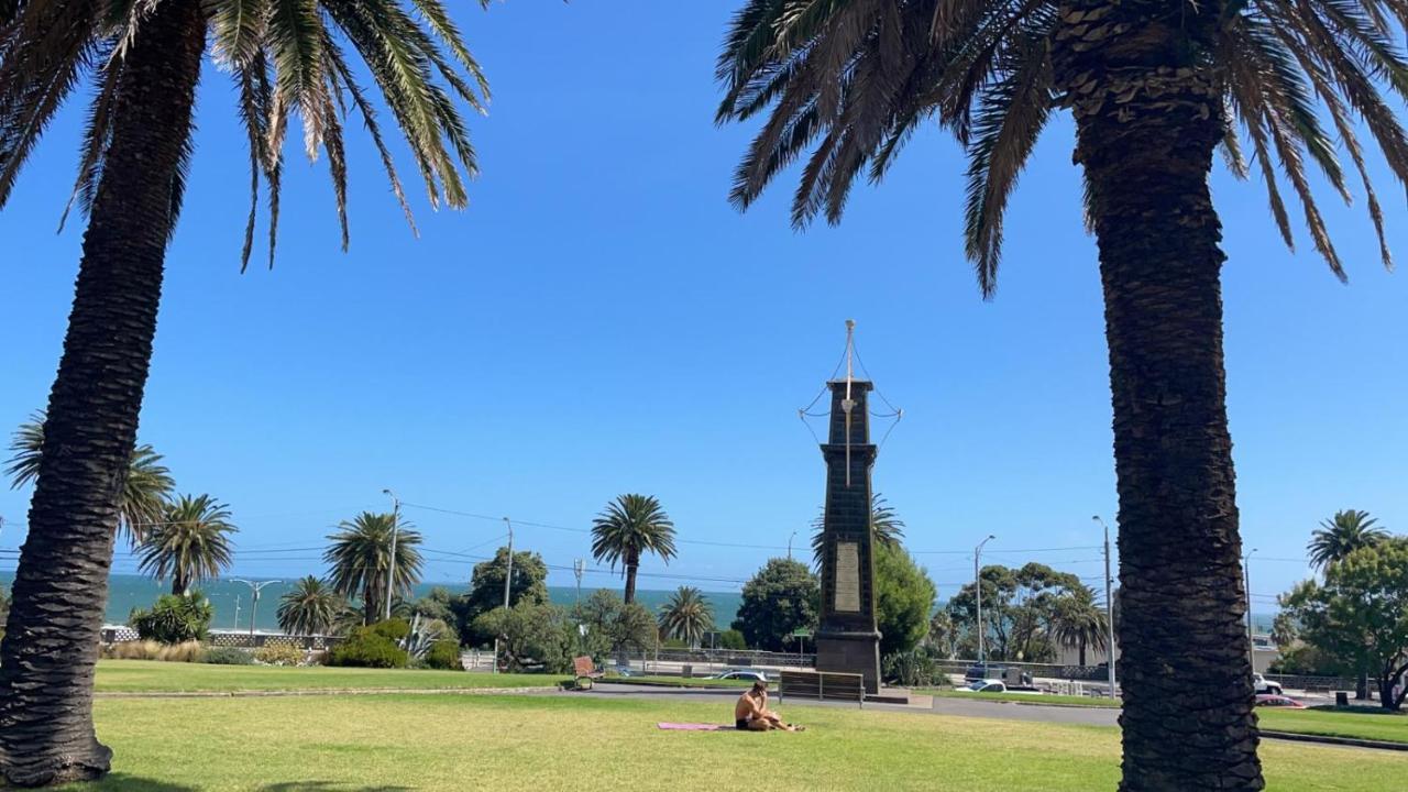 St Kilda Beachfront 2 Bedroom Apartment Melburne Exterior foto